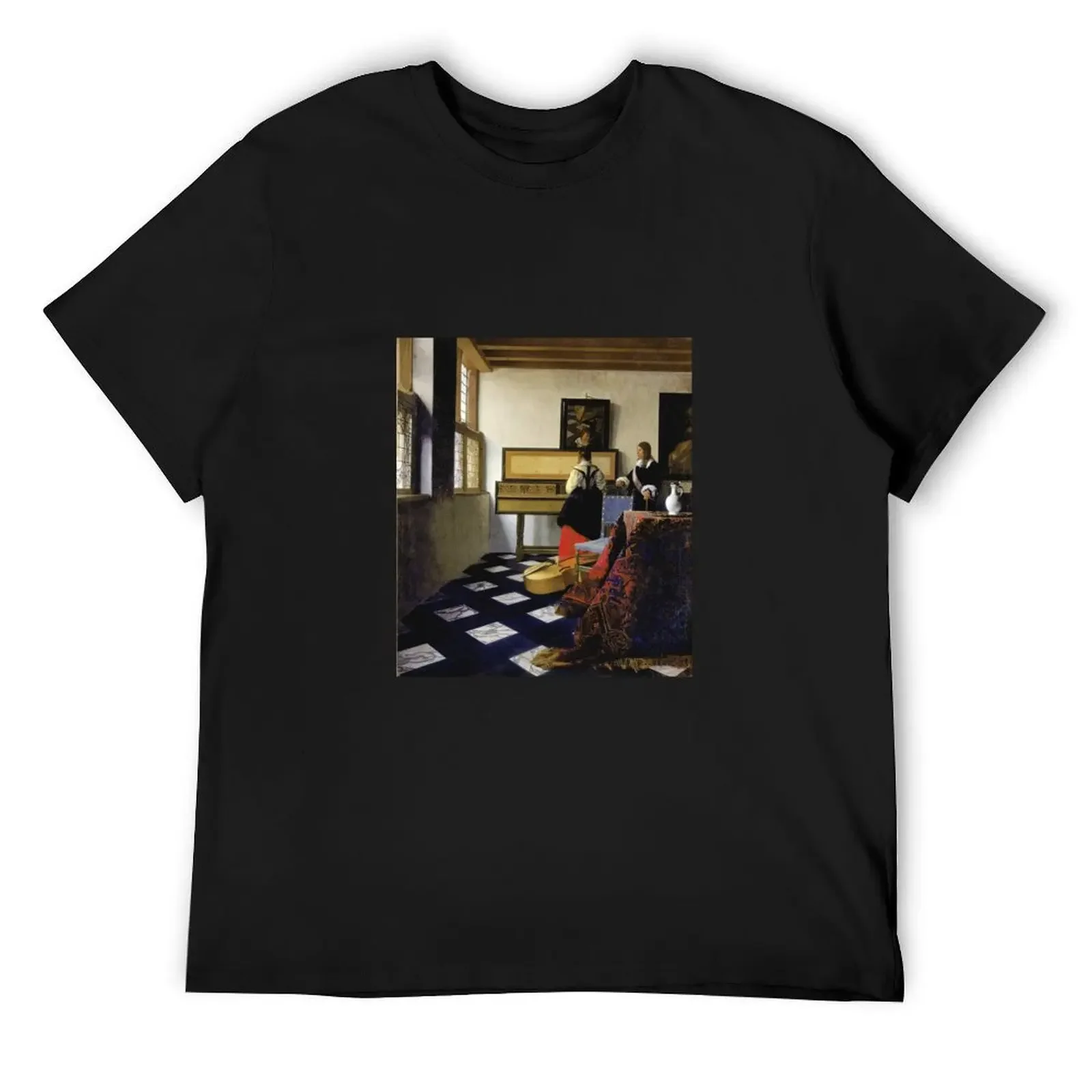 

The Music Lesson (Vermeer) T-Shirt Blouse oversized graphic tee oversized t shirts for men