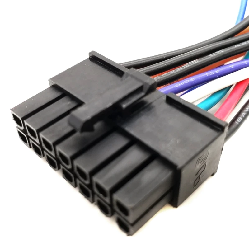 2-Pack) COMeap 24-pins naar 14-pins ATX PSU hoofdvoedingsadapterkabel voor IBM Lenovo pc's en servers 5,5 inch (14 cm) (kort type