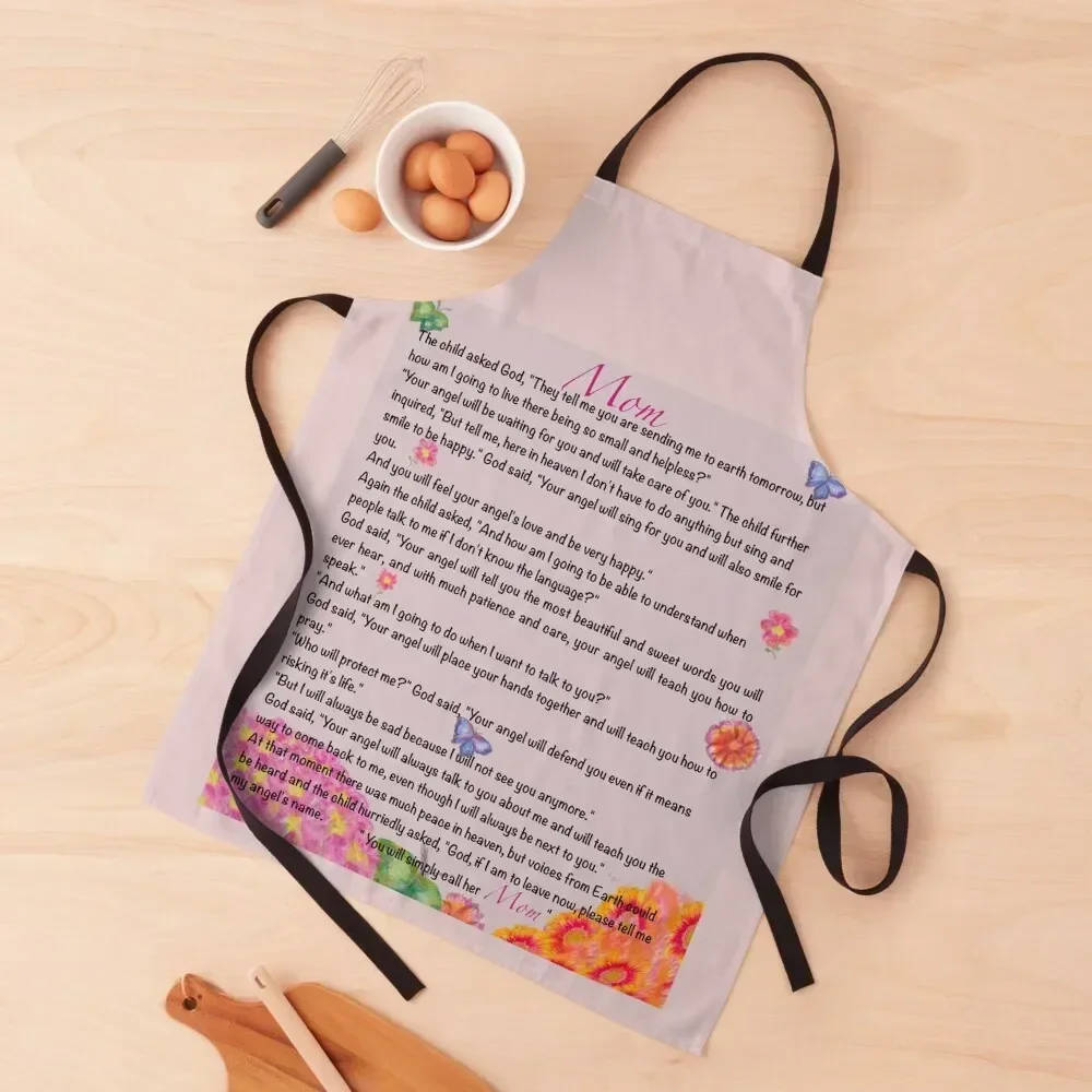 

The best Mother’s Day gifts, Mother’s Day poem - You will simply call her mom Beautiful poem about motherhood Apron