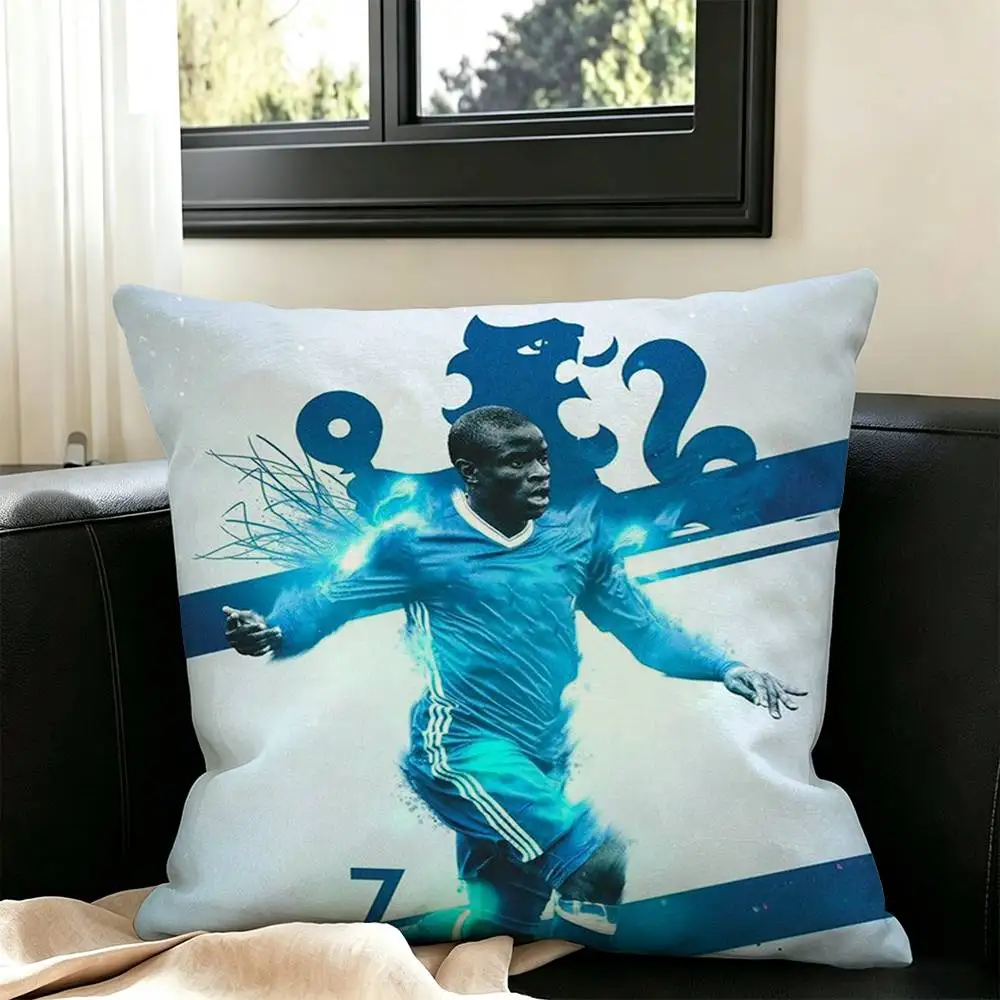Engolo Kante  Pillow Case Square Double-Sided Sofa Cushion Cover Bedroom Bedside Pillow