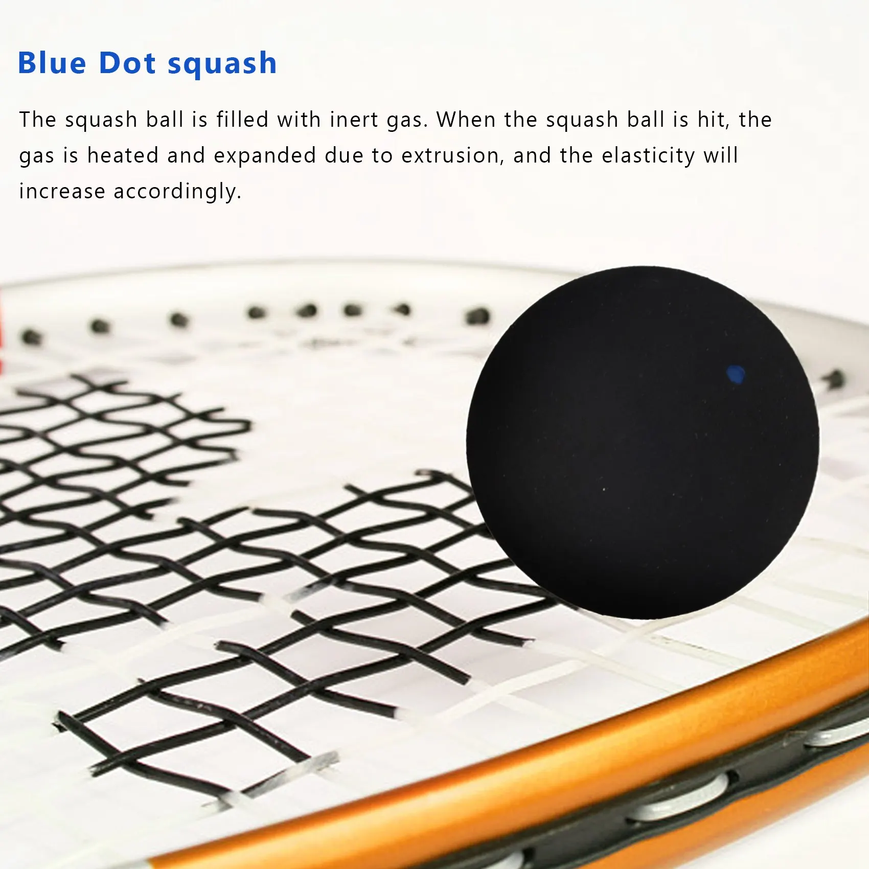 

Мяч для сквоша, синяя точка, быстрая скорость, спортивные резиновые мячи, профессиональные игроки, соревнования, сквоша (3 шт.)