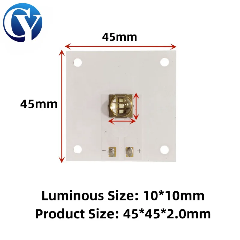 27w 20W uv led 9090 Smd lampada Uv Chip 365nm 385nm 395nm 405nm lampada polimerizzante uv ad alta potenza luce uv per stampante a getto d\'inchiostro