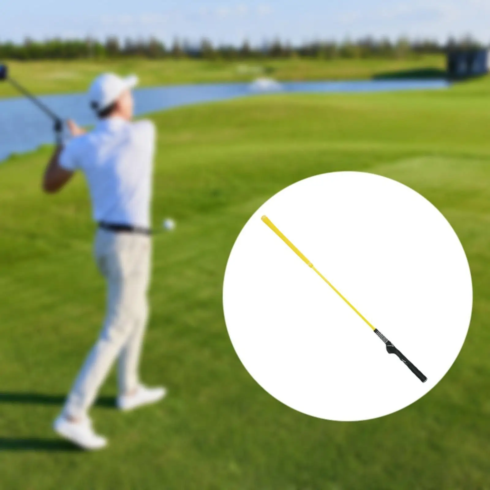 

Golf Swing Trainer Strength Training Warm up Stick for Chipping Beginner Men