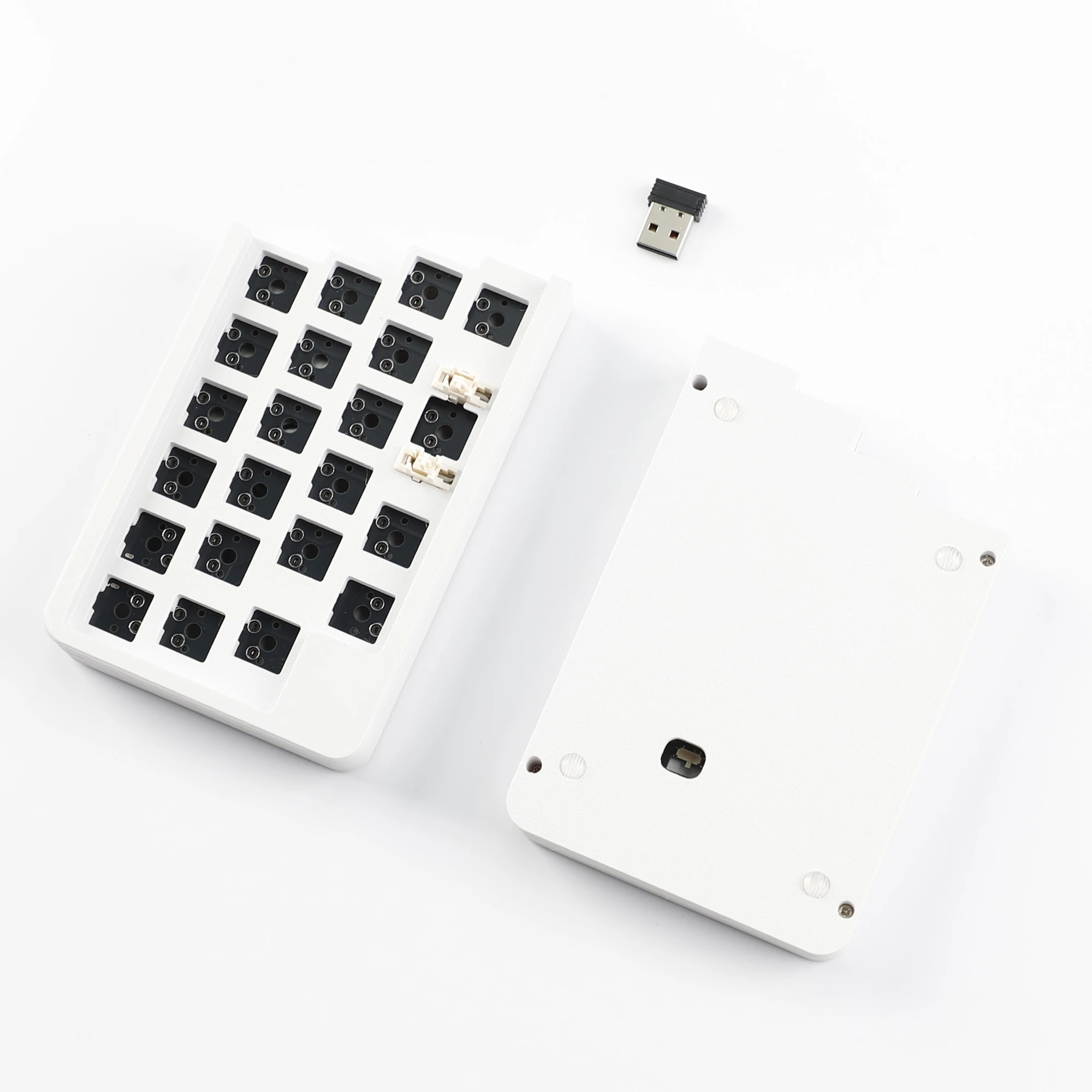 YMDK 40% 2.4GHz Wireless Split Keyboard Ergonomic Custom DIY Programmable Hot Swappable Support VIAL