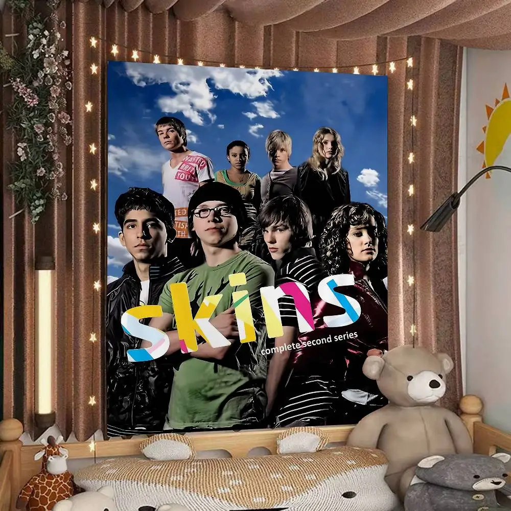 Teen TV Series S-Skins Chart Tapestry Home Decoration hippie bohemian decoration divination Wall Hanging Home Decor