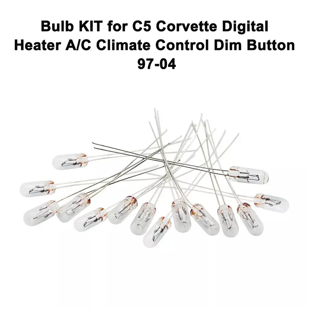 

Bulb KIT for C5 Corvette Digital Heater A/C Climate Control Dim Button 97-04 14pcs/lot