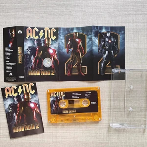 Marvel Superhero Music Ribbons, Iron Man, Tony Stark, Anime, Cosplay Ribbon, Soundtrack, Walkman, Car Cassettes, Prop Gifts Collection 8 Main Sales Cassette Ribbon - №8