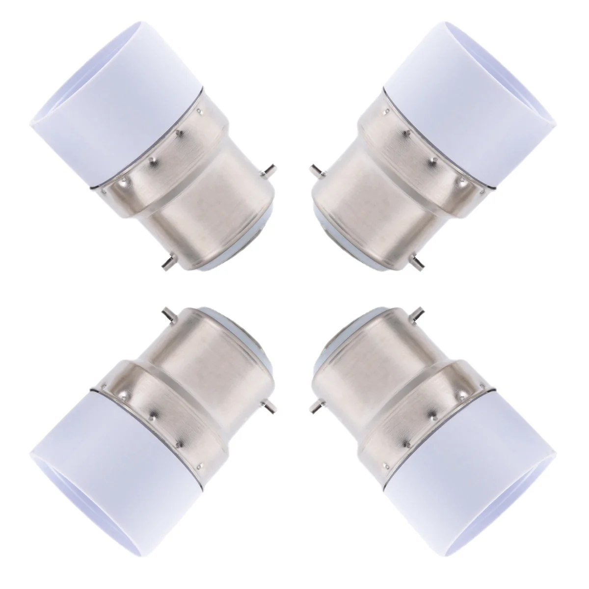 New AC 220V B22 to E14 Base Socket Light Lamp Bulb Adapter Holder 4pcs