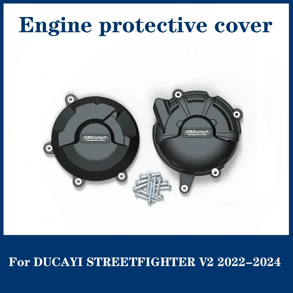 For DUCATI STREETFIGHTER V2 2022-2024 Engine Protection Cover Racing Engine Protective Cover