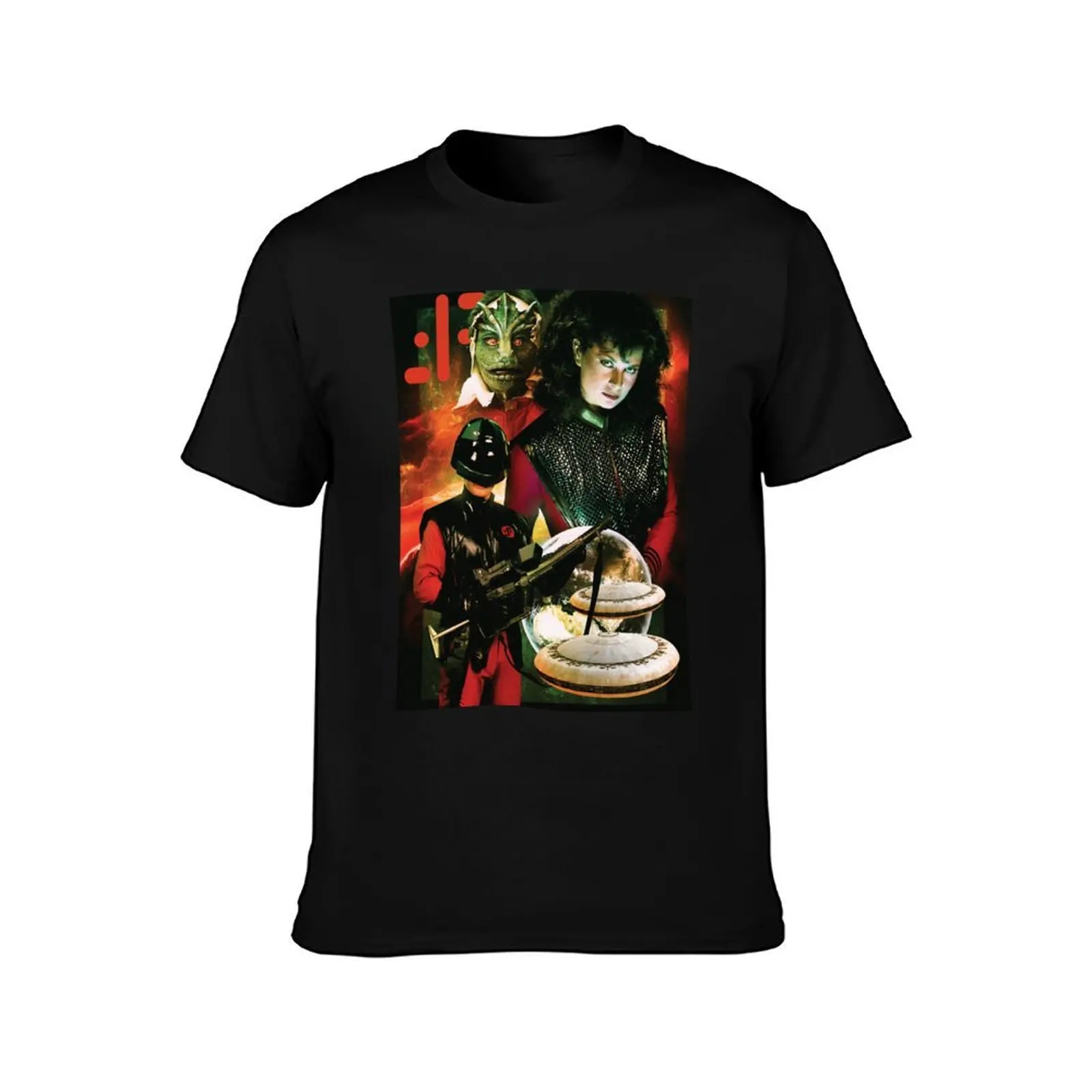V - The Visitors T-Shirt, Summer Casual Cotton Tee, Oversized Streetwear Tops, Vintage Graphic Print, Loose Fit Short Sleeve