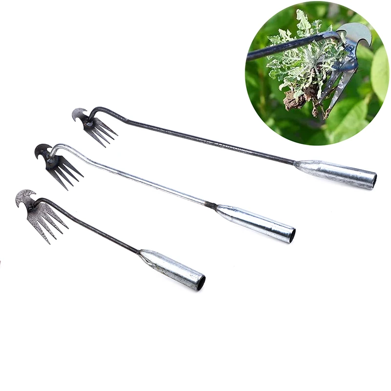 

4 Teeth Weeding Puller Tool Manual Weeding Digging Grass Shovel Lawn Root Remover Garden Hoe Garden Supplie Outil De Jardinage