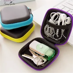 Eva Mini Portable Earphone Bag Coin Purse Headphone Usb Cable Case Storage Box Wallet Carrying Pouch Bag Earphone Accessory