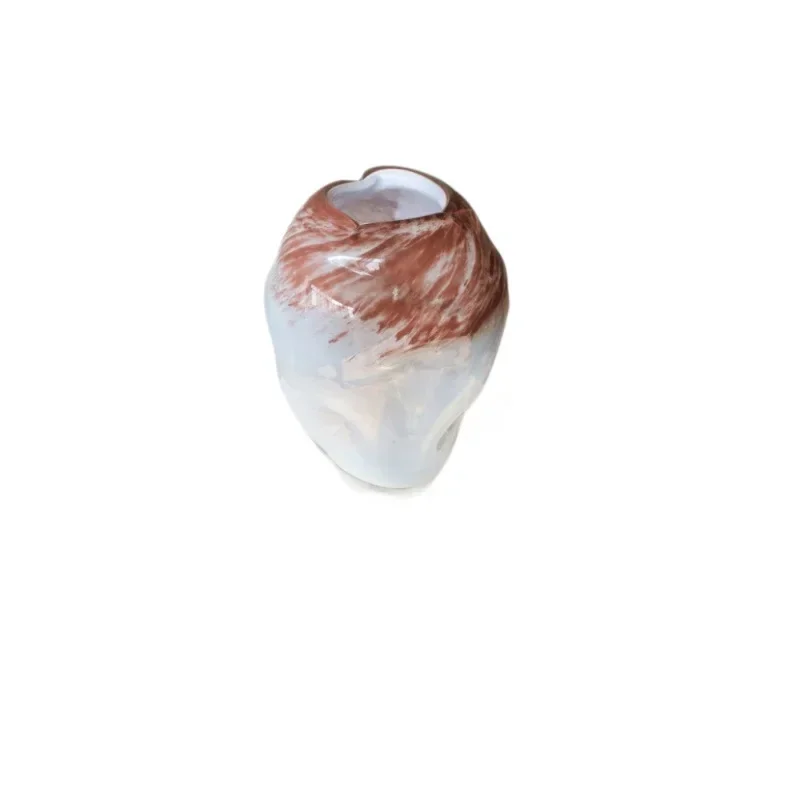 Vase advanced sense glass flower ornament living room flower arrangement medieval beautiful art dining table water flower