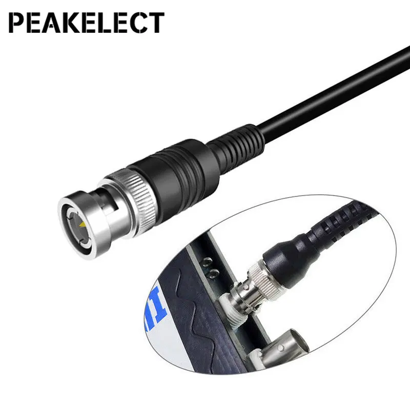 Peakelect P1013 BNC To BNC Male Plug Oscilloscope Test Lead Q9 Cable 100CM BNC-BNC 500V 5A