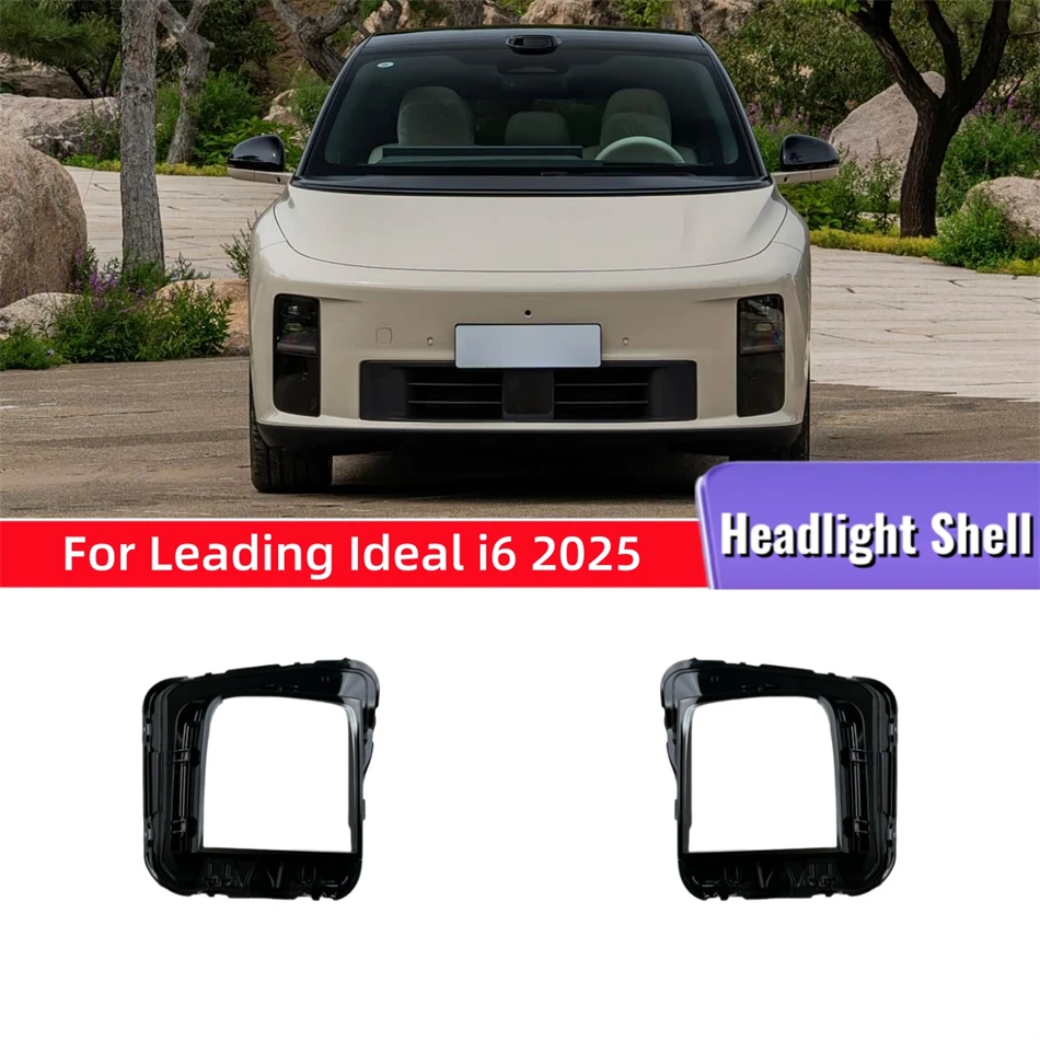 

For Leading Ideal i6 2025 Vehicle Accessories Lampshades Lamp Headlamp Lamp Cover Car Front Headlight Lens Cover Lights Shell