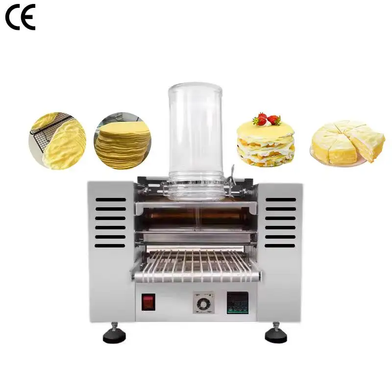Máquina para Hacer Crepas y Panqueques, Máquina Automática para Hacer Mille Crust, en Oferta