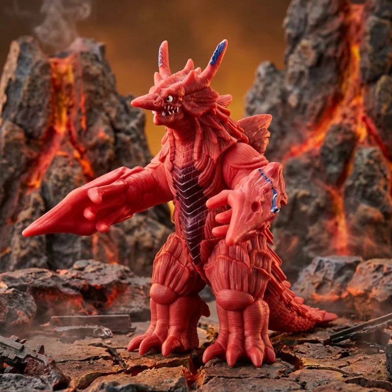 

Bandai Ultraman Soft Vinyl Monster Series 224 Bazan Armor Doll Kaiju Figure for Kids Epic Battle Play Collectible Birthday Gift