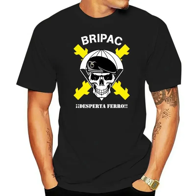 100% Cotton O-neck Custom Printed Tshirt Men T shirt t-  bripac. succeed or die mod.1    harajuku fashion graphic Short Sleeve