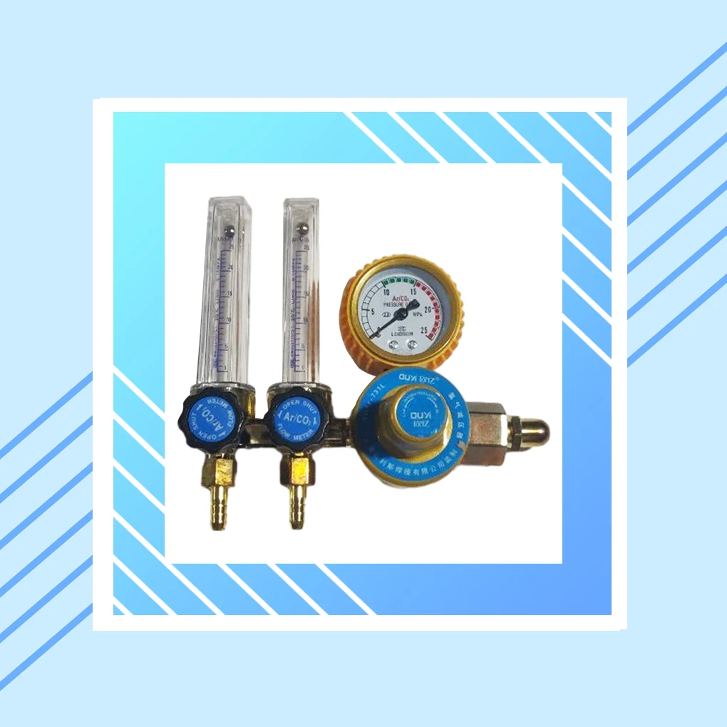 Compact Argon Gas Flowmeter Regulator For Easy And Accurate Gas Control Shock-Proof Pressure Reducer single