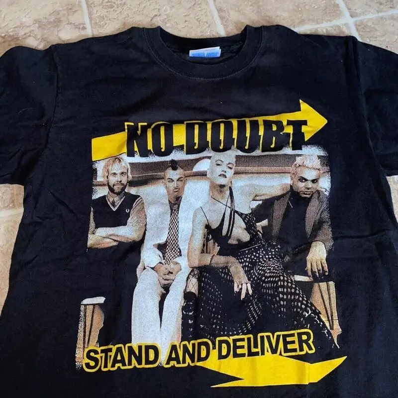 Remake 2009 No Doubt Stand Deliver Black Short Sleeve T Shirt