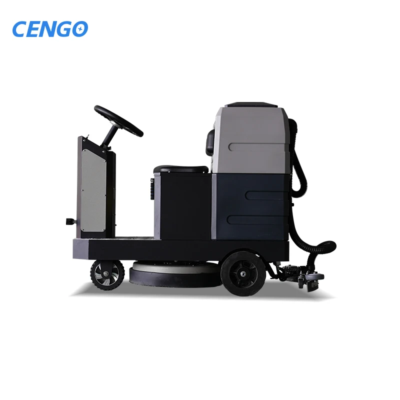 Factory Vacuum Pressure Washer with tank Cleaning Equipment Power Washer Commercial Warehouse Floor Scrubbing Cleaning Machine