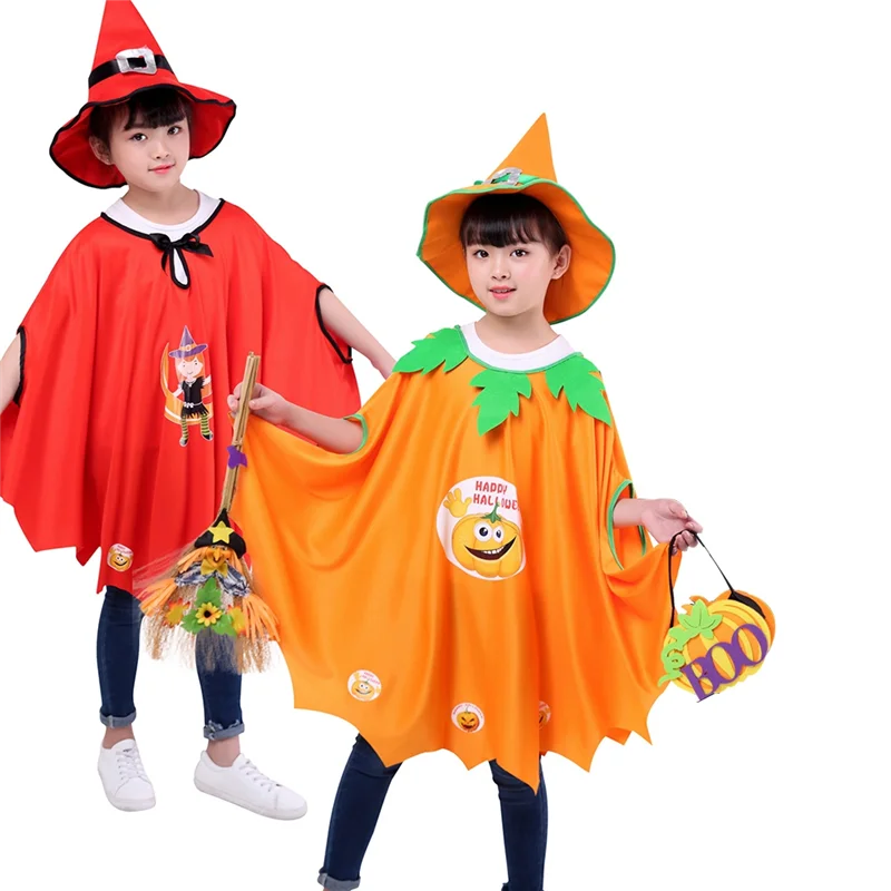

Halloween Cosplay Witch Costume Children Carnival Vestidos Party Witch Fancy Dress Clothing Baby Girl Boy