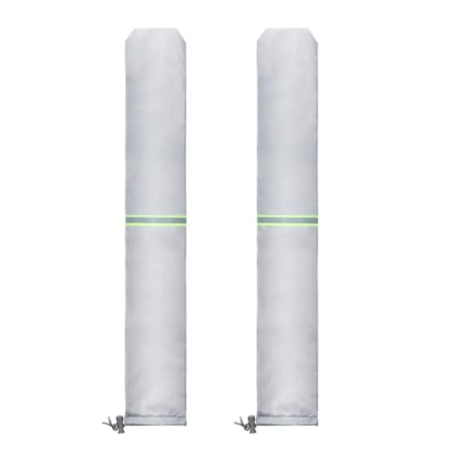 

Комплект из 2 чехлов для щеток стеклоочистителя 25,5x3,9 дюйма, полиэстер, водонепроницаемые, серые, для автодомов, автомобилей, внедорожников и грузовиков