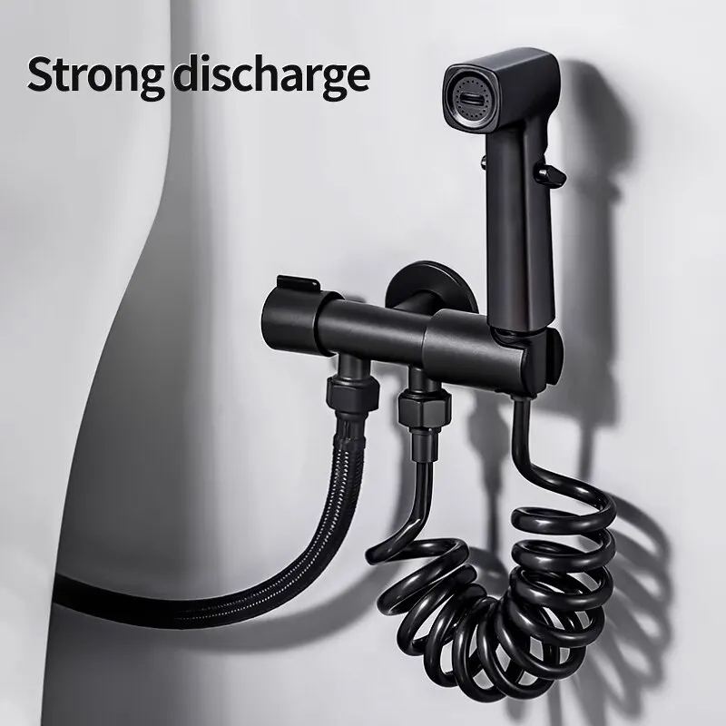 Household Toilet Flushing Gun Faucet Washer Toilet Flushing Gun Bidet Toilet Sprayer Head Companion High-Pressure Bidet