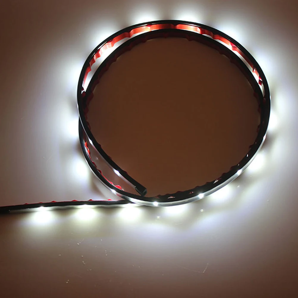 

1Pcs Cargo Taillight 50inches Two-Color Flowing Water Trailer Brake Steering Lights Red White Waterproof Rear Lights