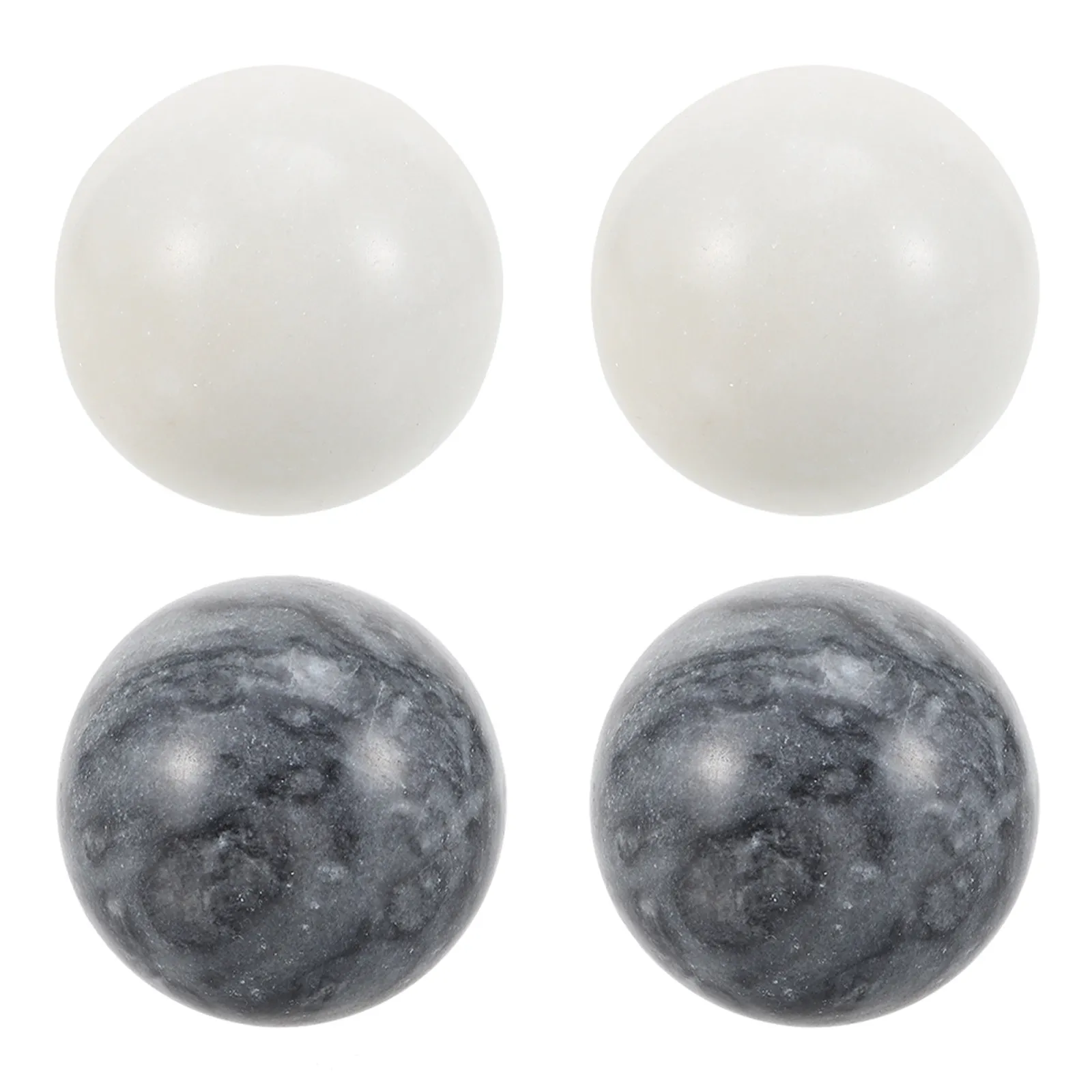 

2Sets Round Massage Hand Balls High Quality Marble Hand Rolling Balls for Therapy Pain Relief and Home Decoration Ornament