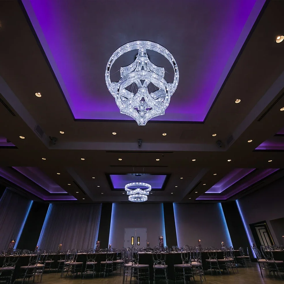 Banquet Wedding Crystal  Luxury for Hotel  Luxury Modern