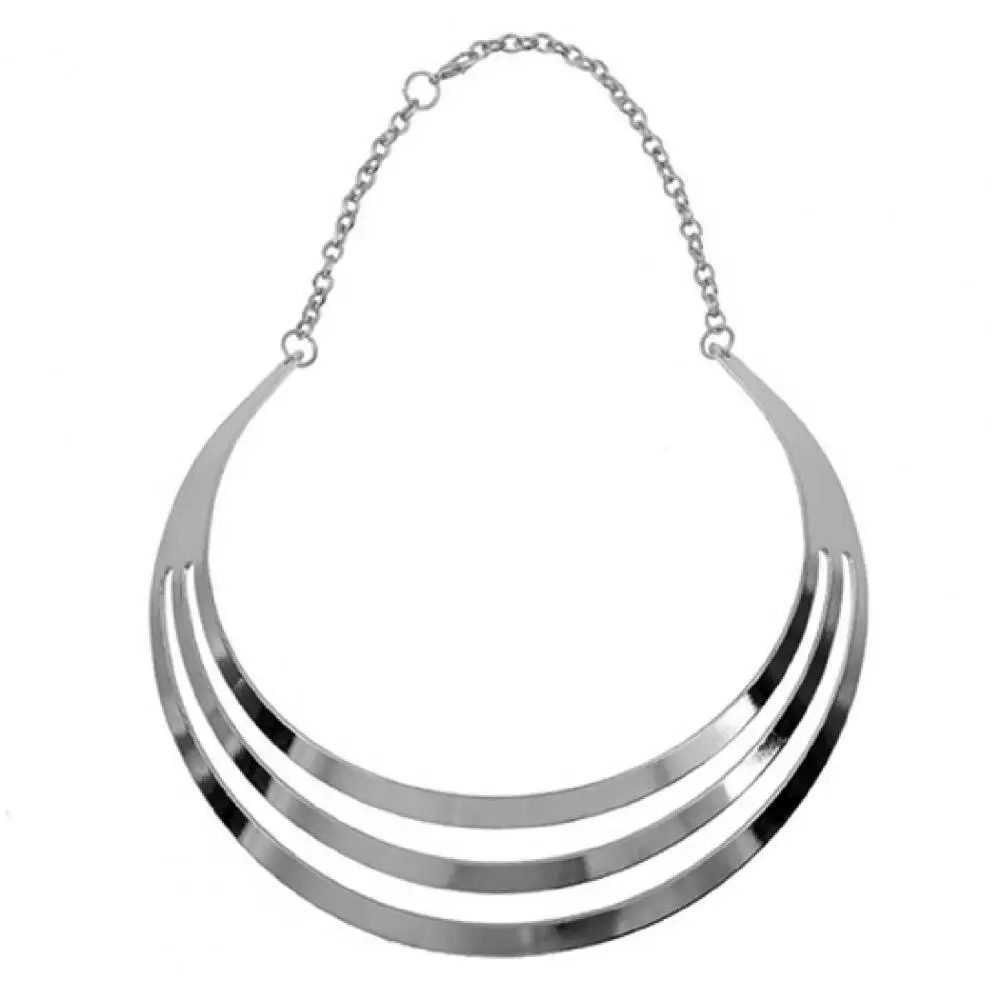 Layered Necklace For Women Unique Design Waterproof Alloy Exaggerated Layered Necklace for Wedding Jewelry Gifts