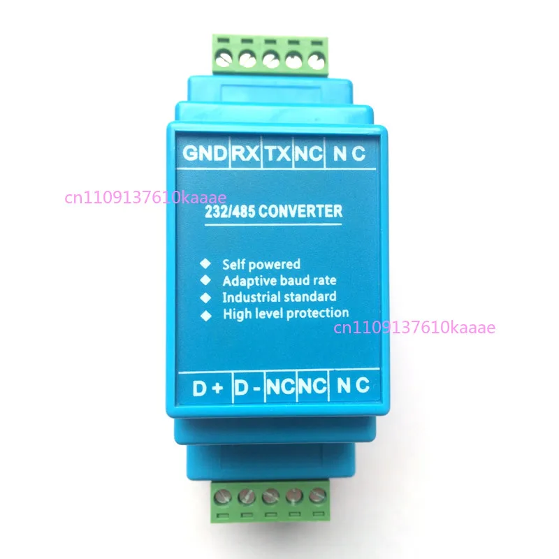 

Industrial Grade RS232 To RS485 Converter Passive Adaptive Baud Rate Self Conductance Rail Installation