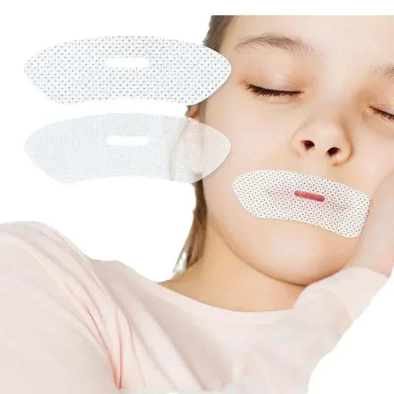 30Pcs/PACK Anti-Snoring Stickers Night Sleep Lip Nose Breathing Improving Patch Mouth Correction Sticker Tape