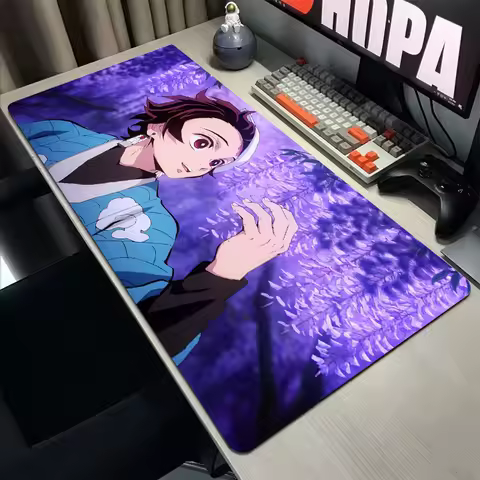 Demon Slayer: Kimetsu No Yaiba Mouse Pad Gaming Pc Accessories Carpet Office Mat Mousepad 900x400 Gamer Desk Computer Table Rug