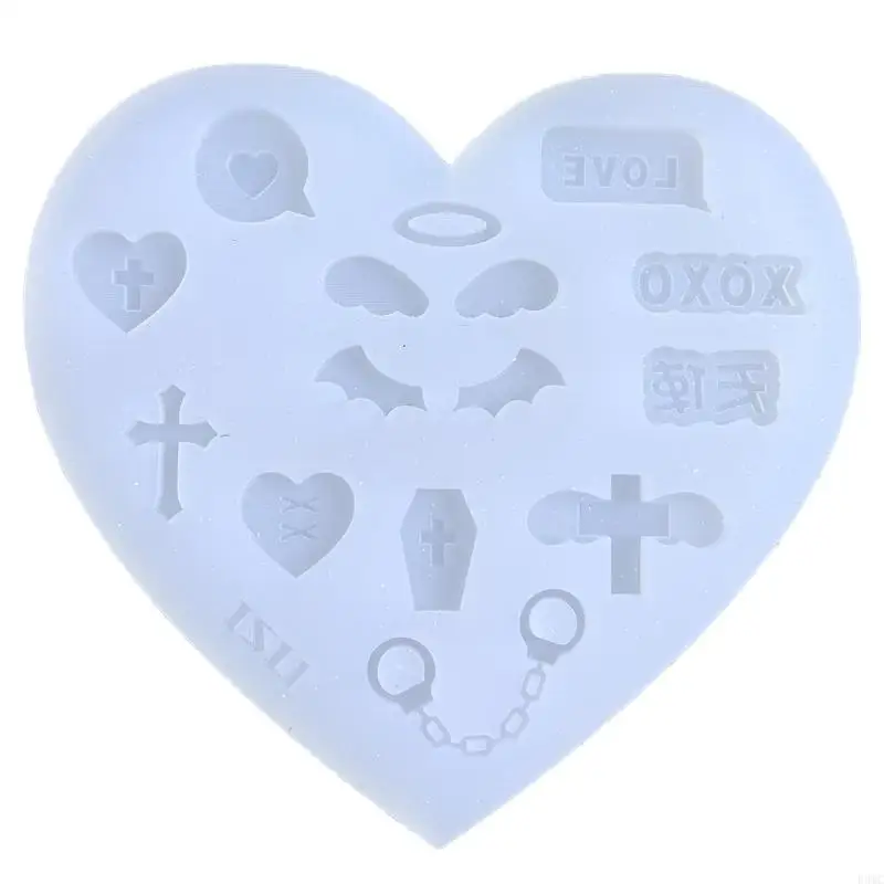 

R3MC Resin Casting Shaker Filler Mold,Epoxy Silicone Mold,Resin Heart Mold