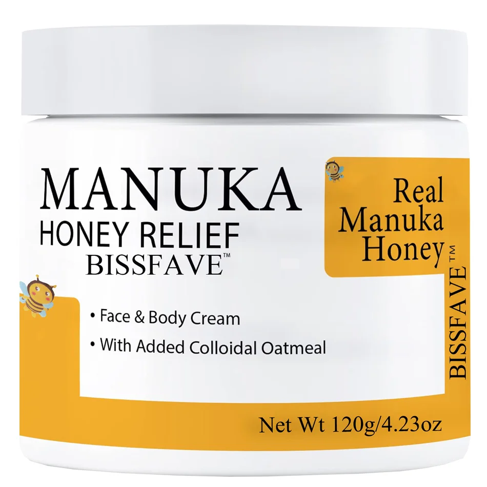 

4.23OZ Manuka Honey Firming Cream Anti Aging Reduce Fine Lines Moisturizing Firming Skin Soothing Cream Skin Care Redness Relief