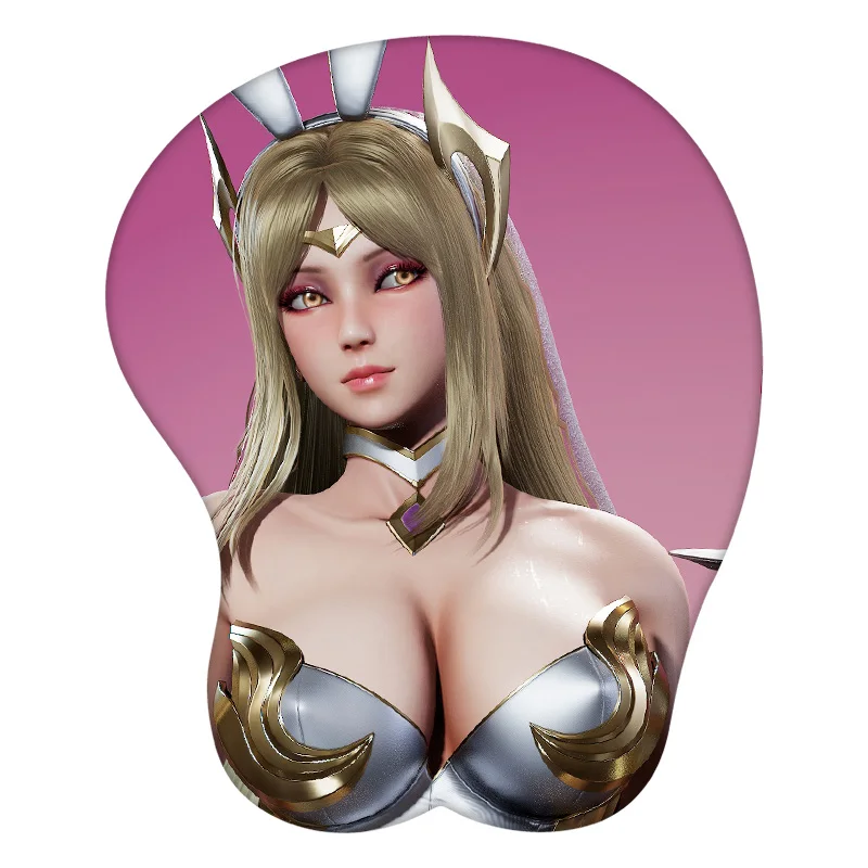 

Irelia League of Legends Anime The Blade Dancer 3D Mouse Pad Wrist Rest Silicone Sexy Creative Gaming Mousepad Mat