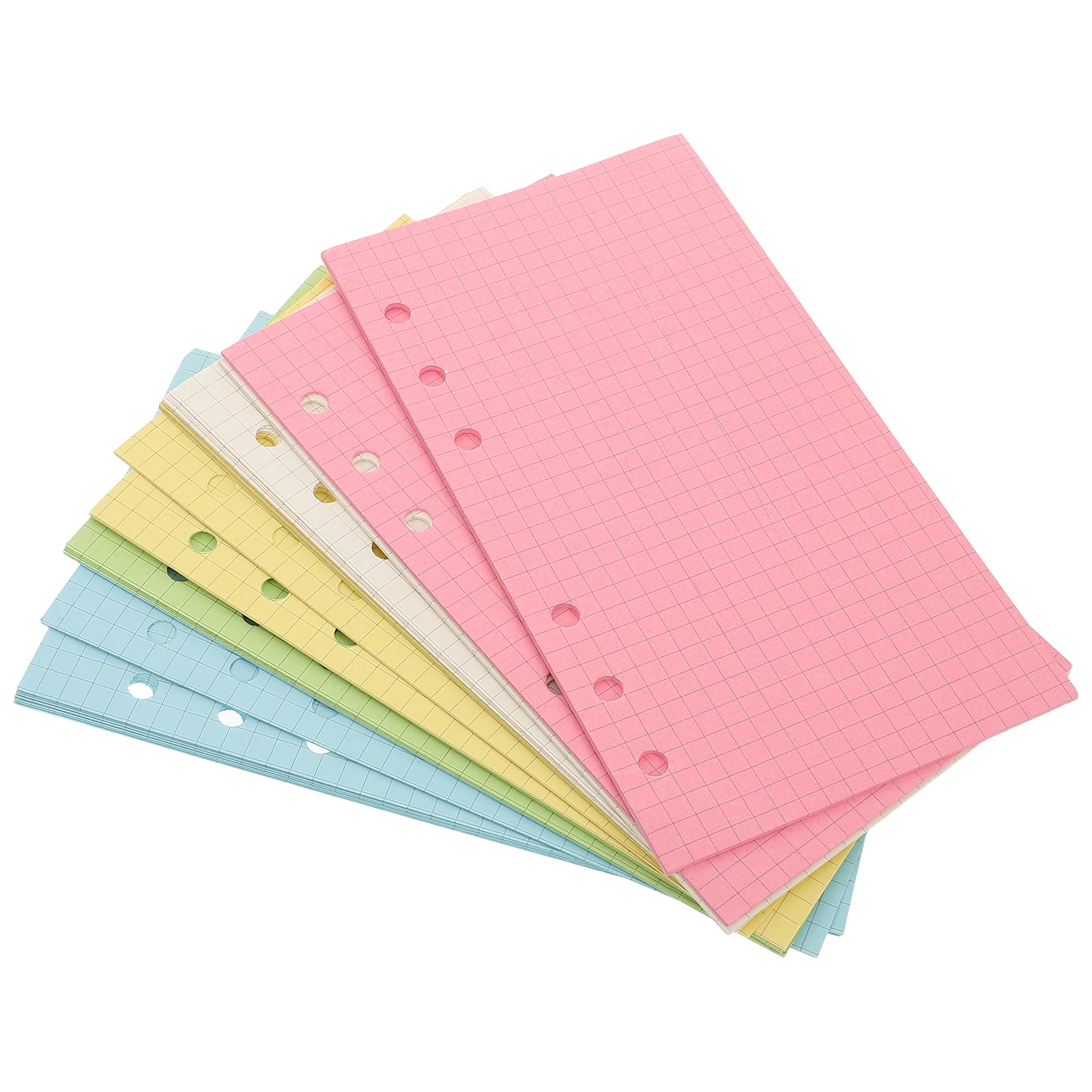 

Loose-leaf Inner 6 Hole A6 Size Thick Paper Grid Pad Notebook Inserts Refill Planner Supplies Notebooks Supplies