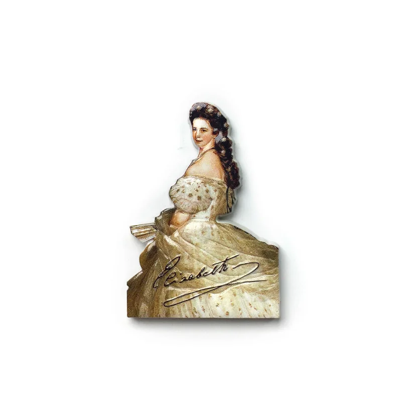 Austrian Queen Elizabeth Magnetic Fridge Magnets Travel Souvenir Home Decor High-Value Cultural Creative Gifts