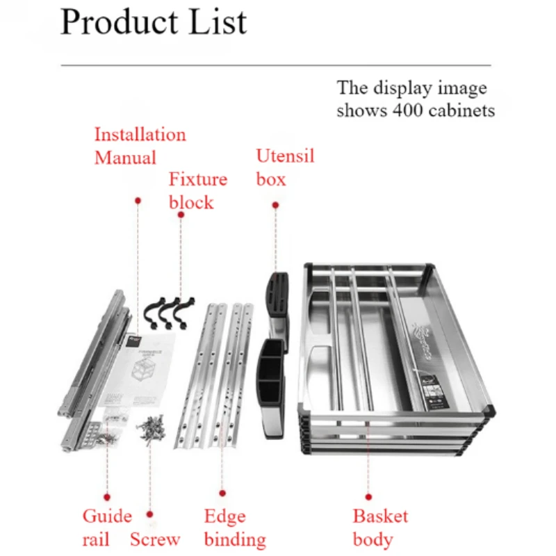 鉄製キッチンキャビネット収納スライド式引き出しオーガナイザー家庭用自立型狭い引き出しステンレス鋼スパイス容器