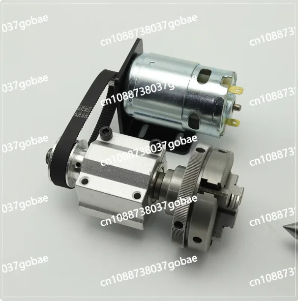

Micro lathe woodworking bead machine lathe 80 four-jaw chuck spindle assembly 65 small 50