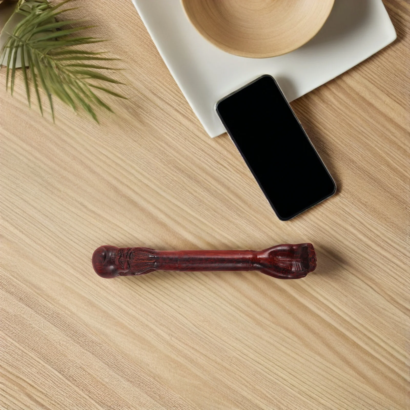 

Heavy Duty Wooden Back Scratcher Long Handle Scratch Tool for Hard to Reach Areas Manual Massage Device for Tension Relief in