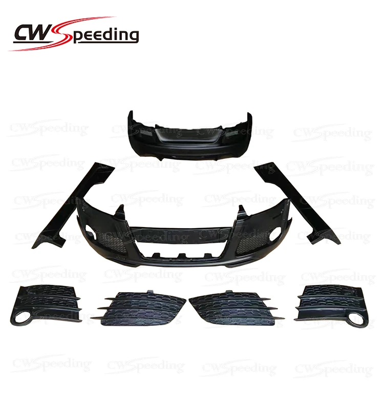 KIT DE CORPO DE FIBRA DE VIDRO DE ESTILO R8 PARA AUDI TT MK2 2008-2014