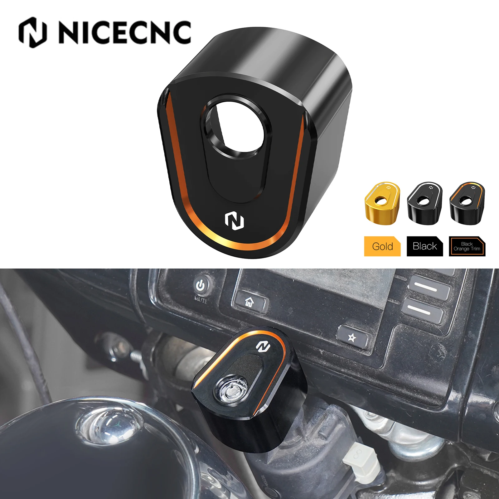 

For Harley Touring Street Glide FLHXS 2014-2023 Ignition Switch Cover Road Glide FLTRX 2015-2023 Electra Glide Ultra Limited