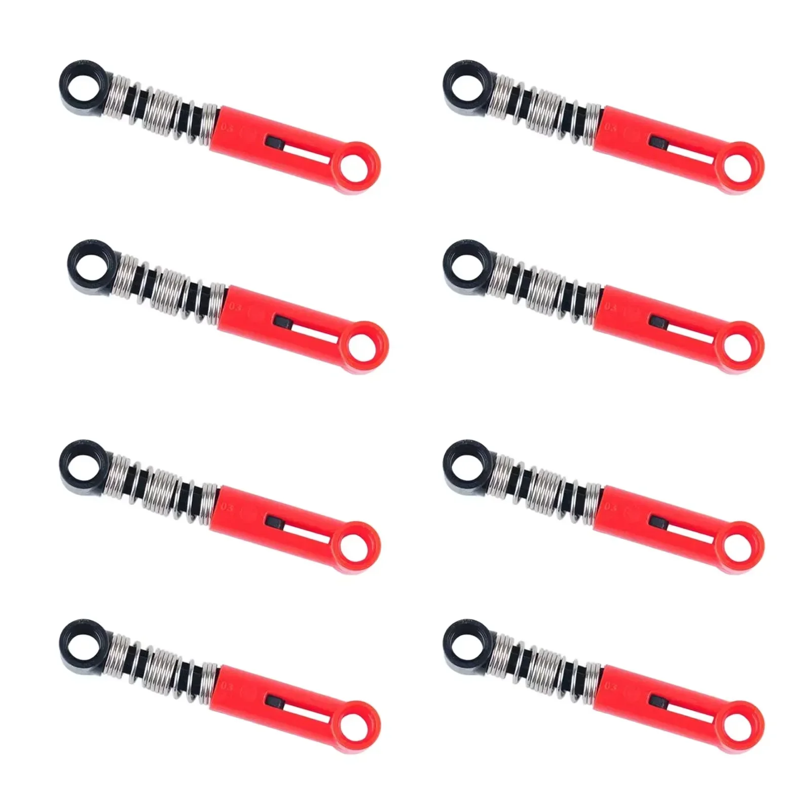 

Red Shock Arm 4PCS/8PCS MOC High-tech Building Blocks Absorber Suspension Spring Bricks DIY For 76537 76138 76138 Model Parts