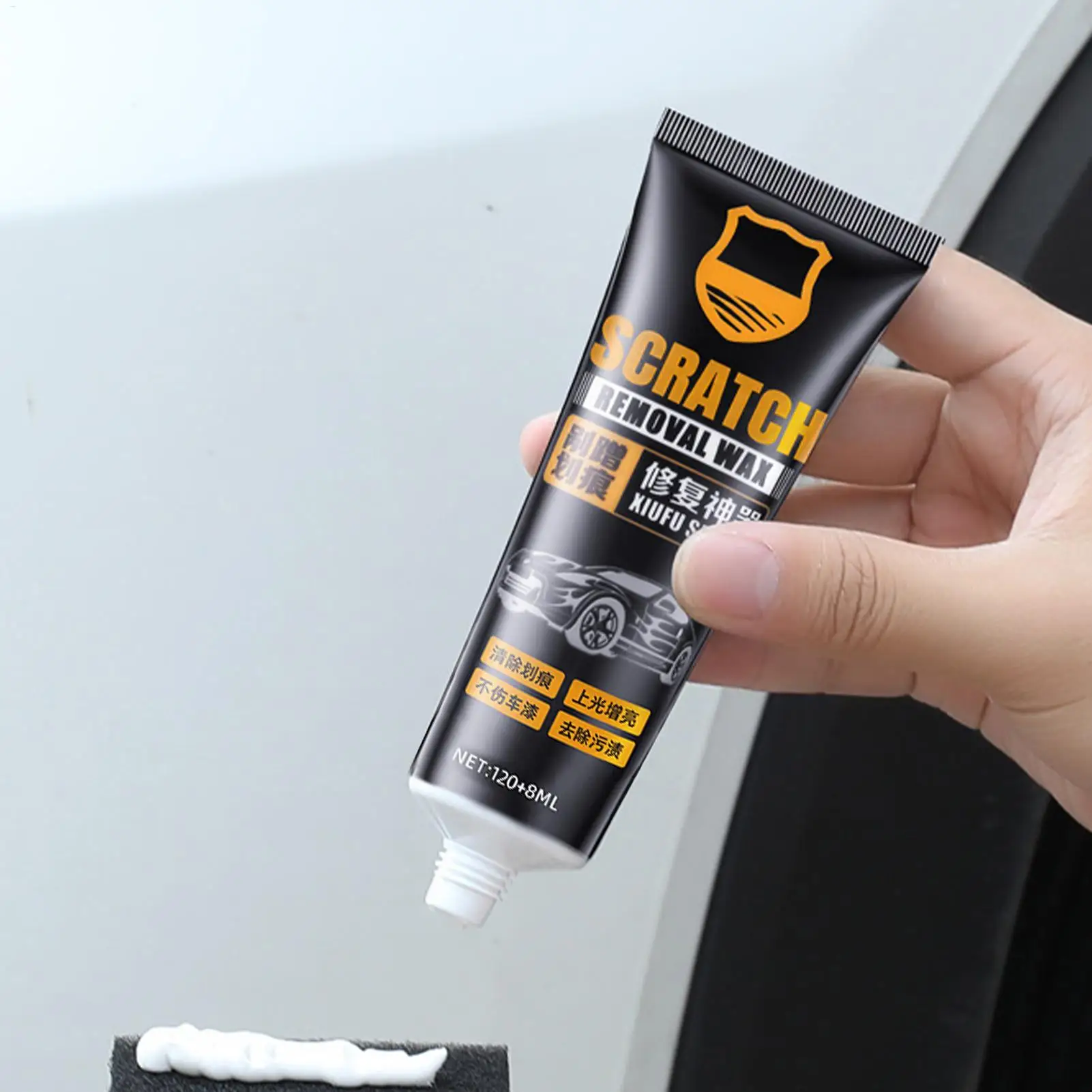 Car Scratch Repair Paste Polishing Wax 128ml Multi-Purpose Paint Scratch Removal for Deep Car Paint Repair Vehicles Polishing