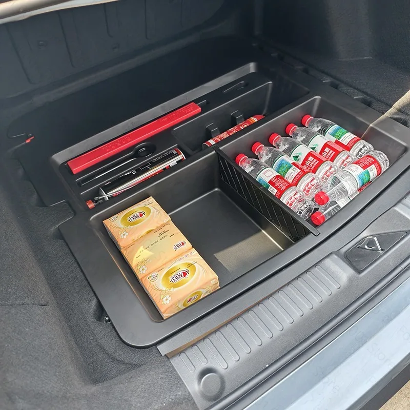 For Geely Galaxy L6 Trunk Storage Box Car Trunk Storage Tray Dust Car Storage Accessories