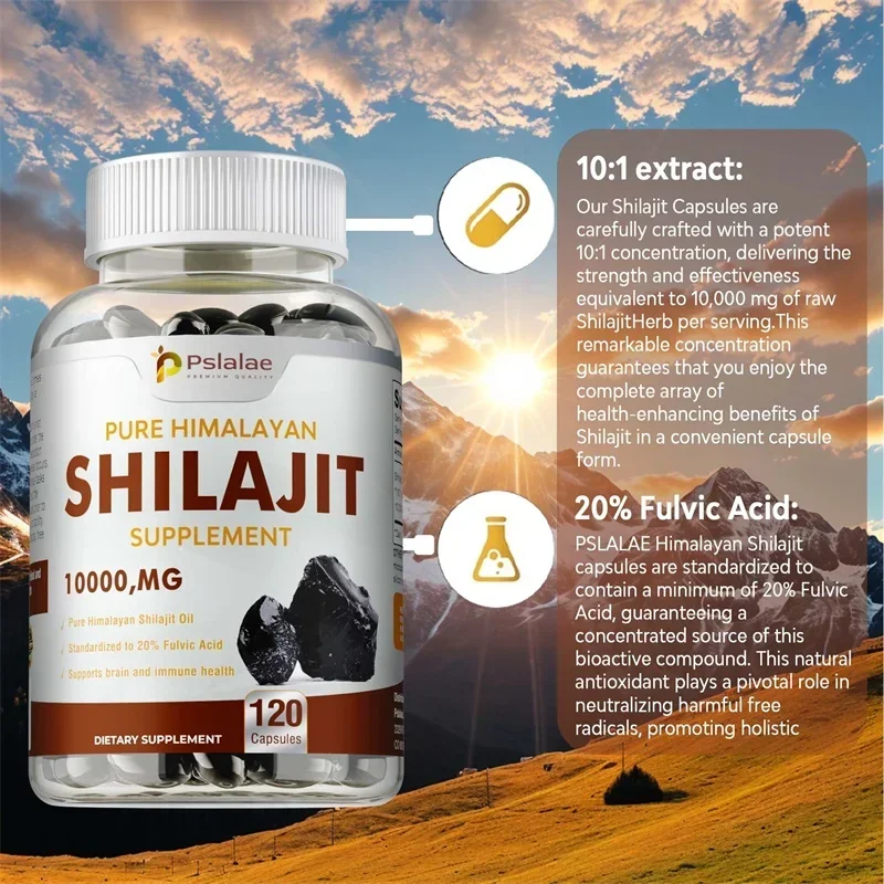 

Shilajit Supplement - Improve Brain, Memory, Concentration and IQ, Boost Energy, Help Muscle Recovery and Reduce FatigueSuppleme