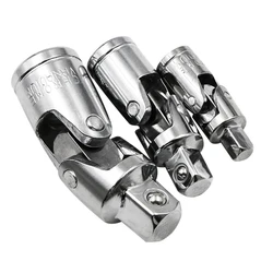 1PC/3PCS Universal Joint Set Ratchet Angle Extension Bar Socket Adapter Manual And Pneumatic Bendable Adapter Socket Tools NEW